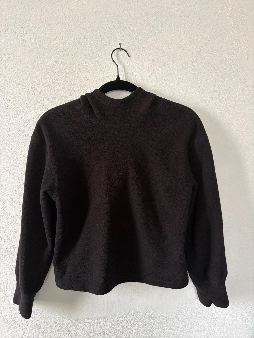 Old Navy Black Funnel Neck Pullover Sweatshirt